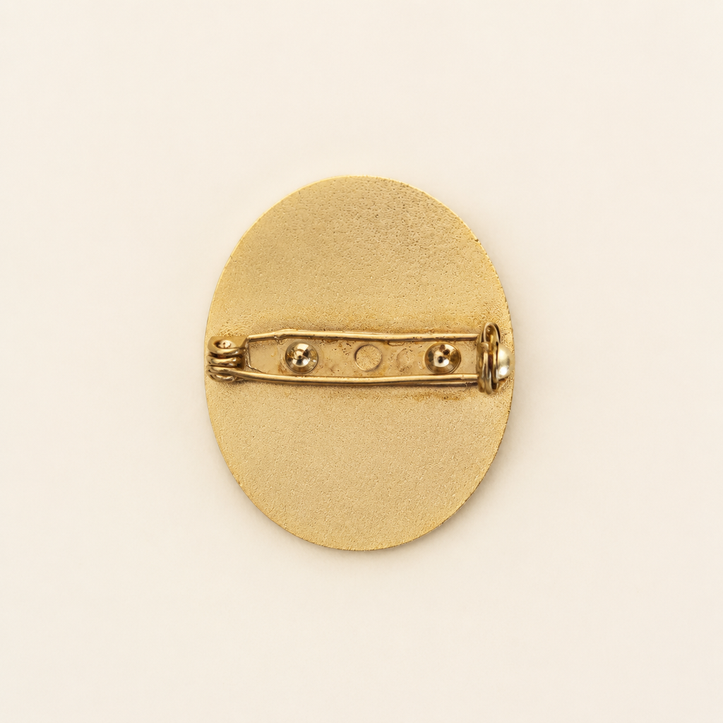 Scottish Thistle Brooch | Gold Botanical Flower Brooch